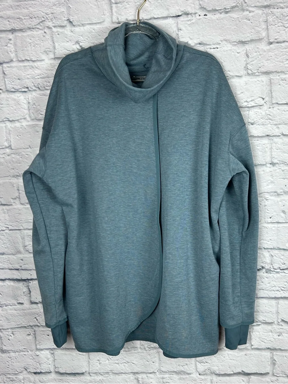 Nike Maternity Yoga Luxe Cowl Neck Tunic Sweatshirt Large